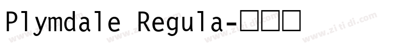 Plymdale Regula字体转换